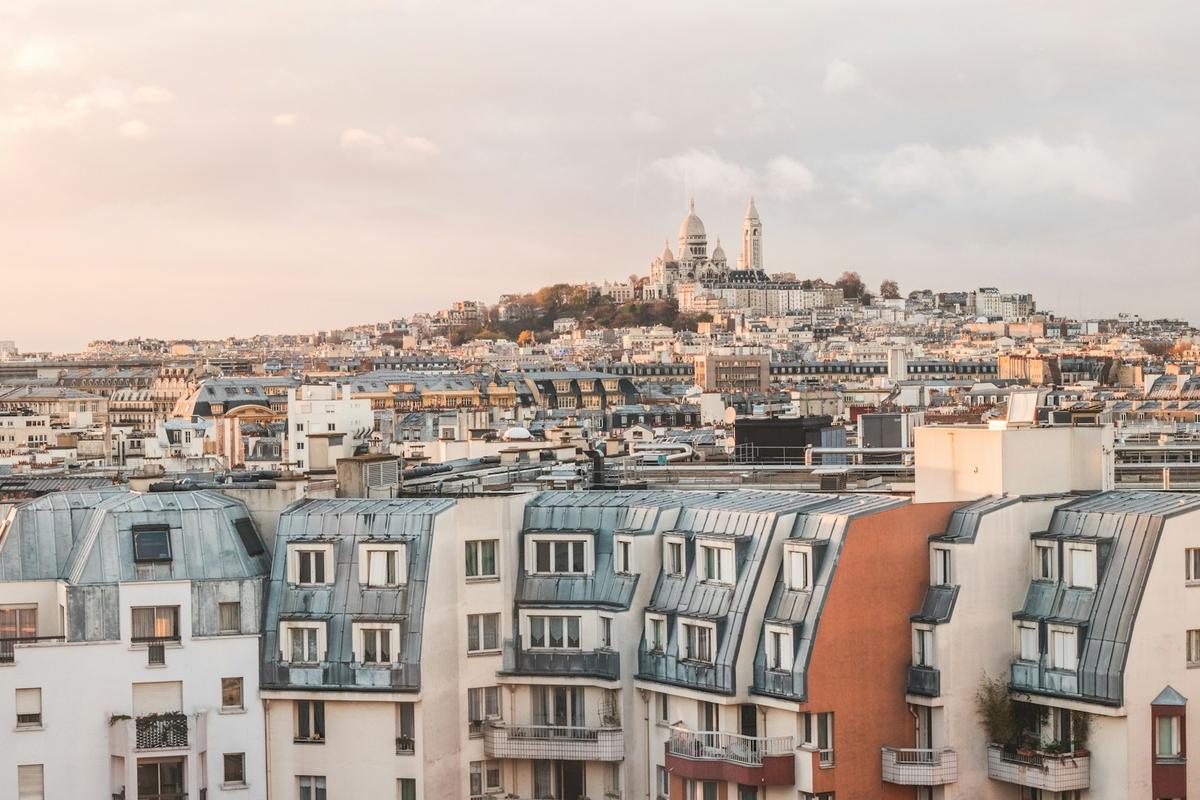 Toits en zinc parisiens